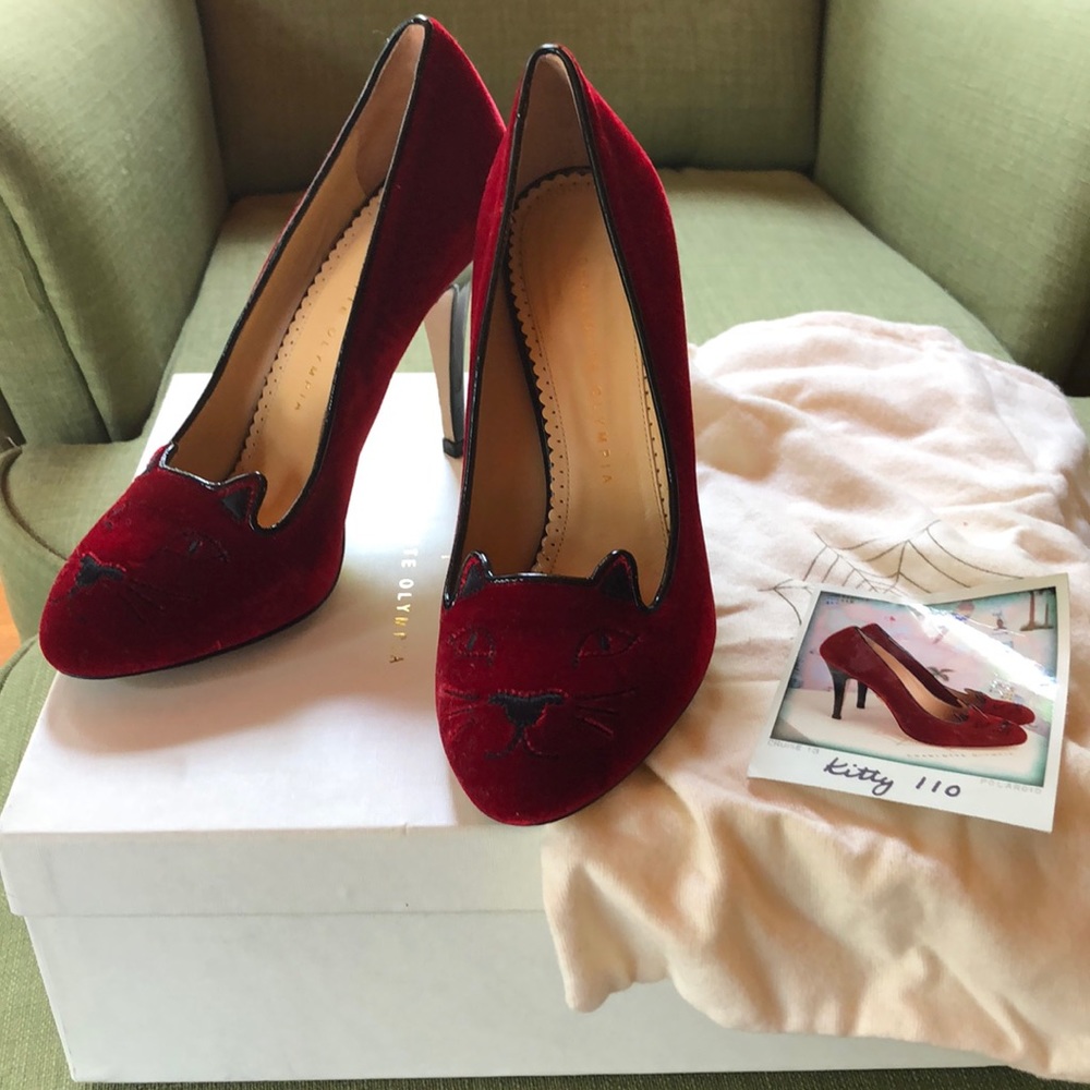 Charlotte Olympia kitty heels